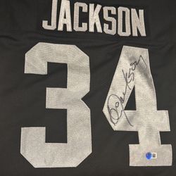Bo Jackson (RAIDERS) Sign Jersey 