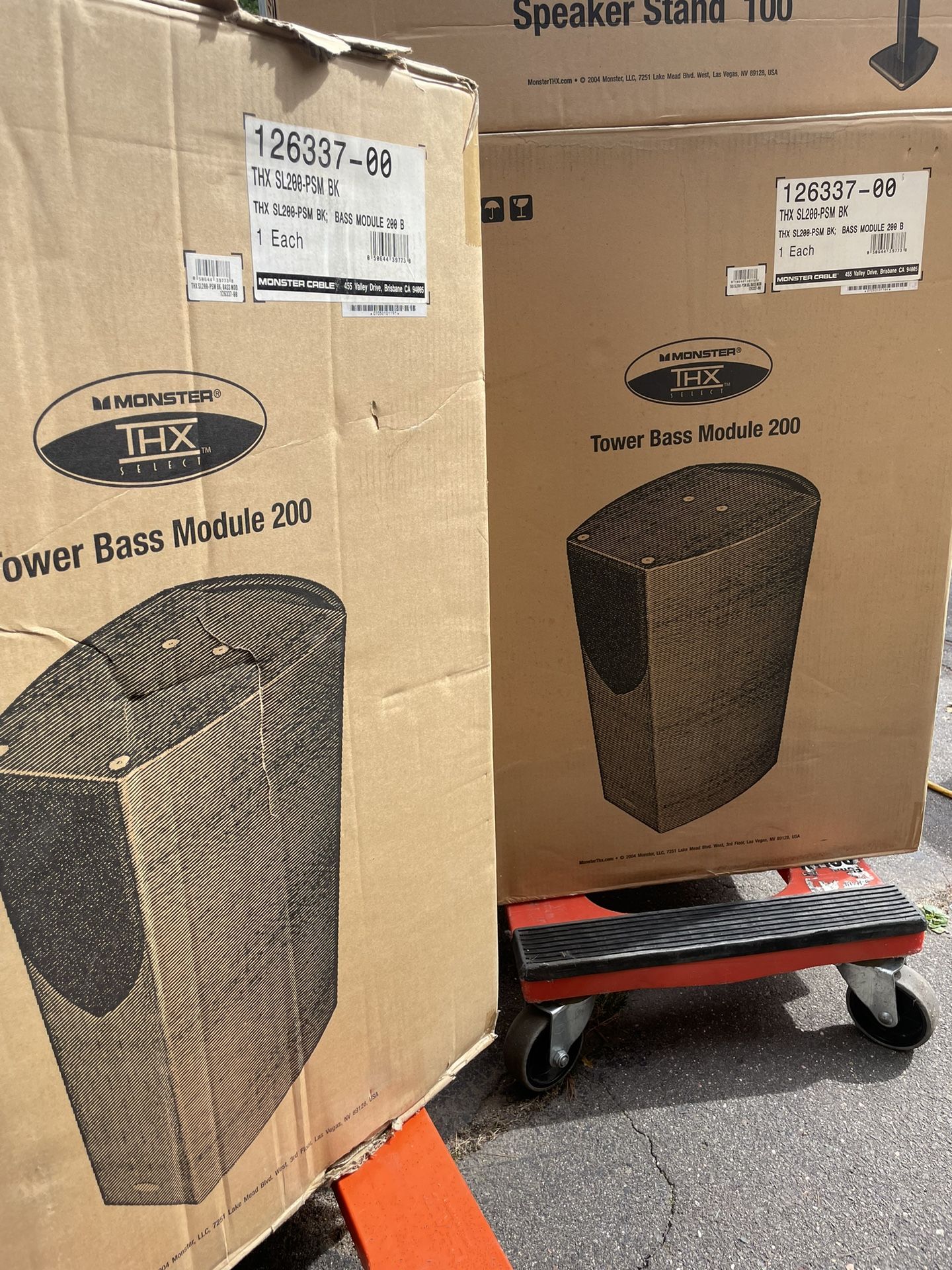NEW 8 Piece Monster THX Surround Sound Speaker System - Theatre Quality