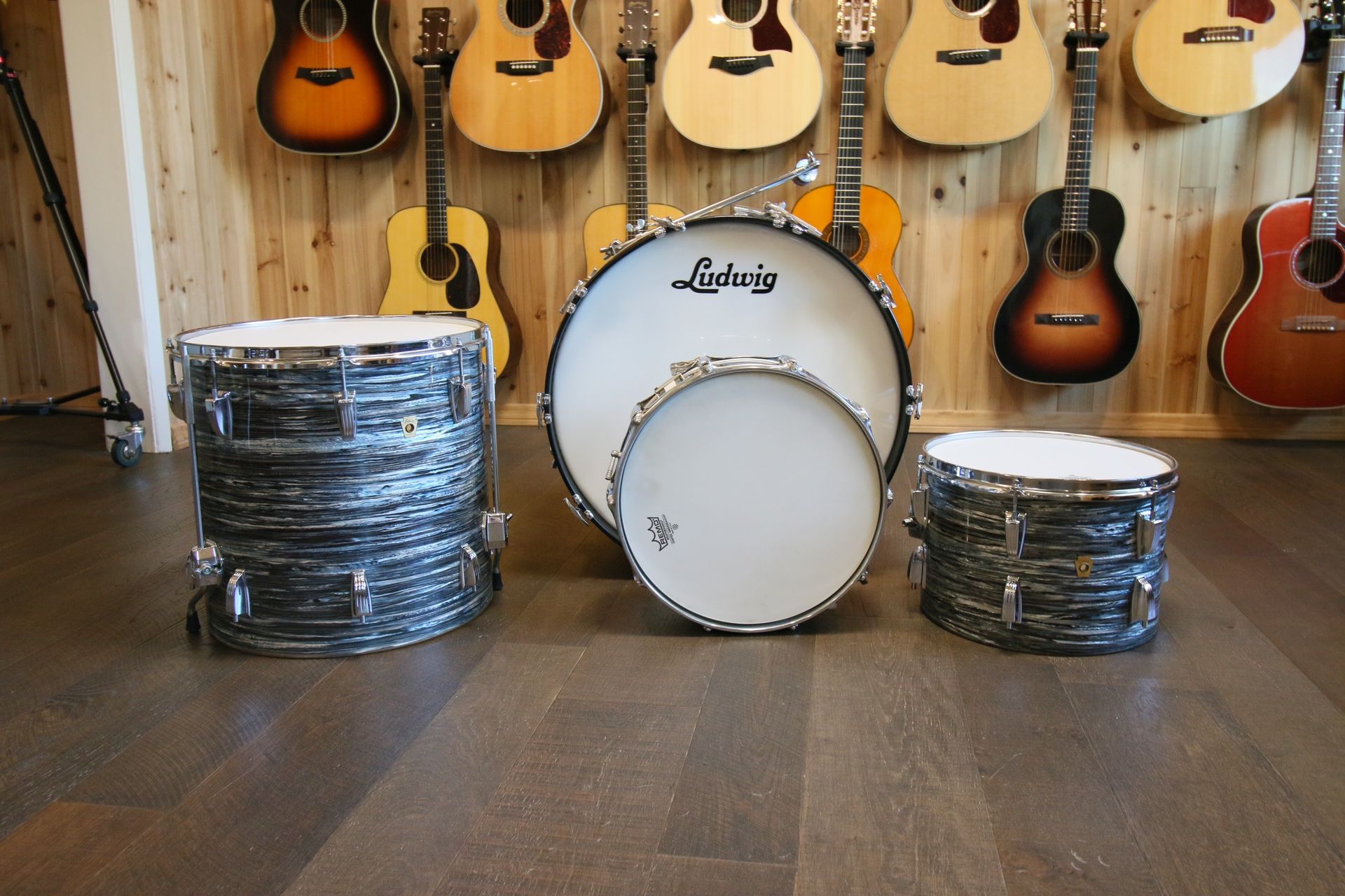 1966 Ludwig Drum Kit In Blue Oyster Ringo Style