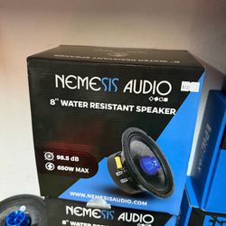 Nemeis audio 8’ water resistant door speaker
