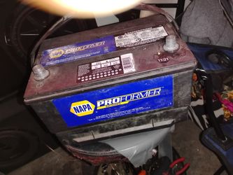 Napa proformer car battery  cca 675