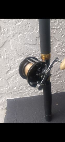 Penn Delmar #285 Saltwater Fishing Reel with 7ft rod, sea fisherman