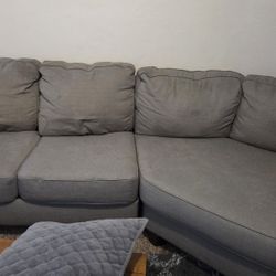 Gray couch very comfortable