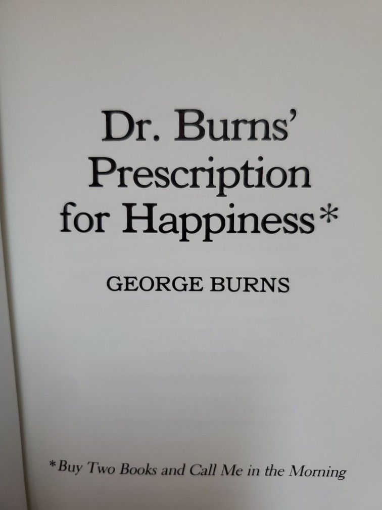 Dr.Burns Perscription For Happiness