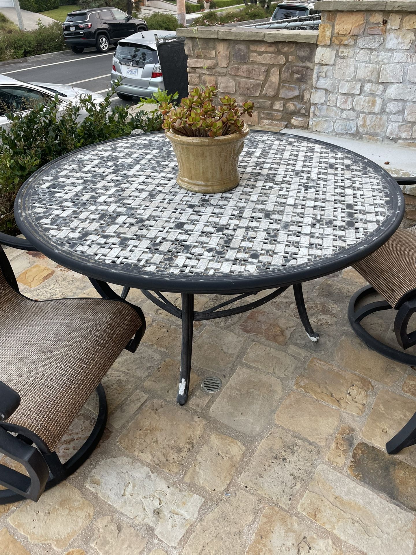 Table MALLIN Huge Mosaic Was Over $2000