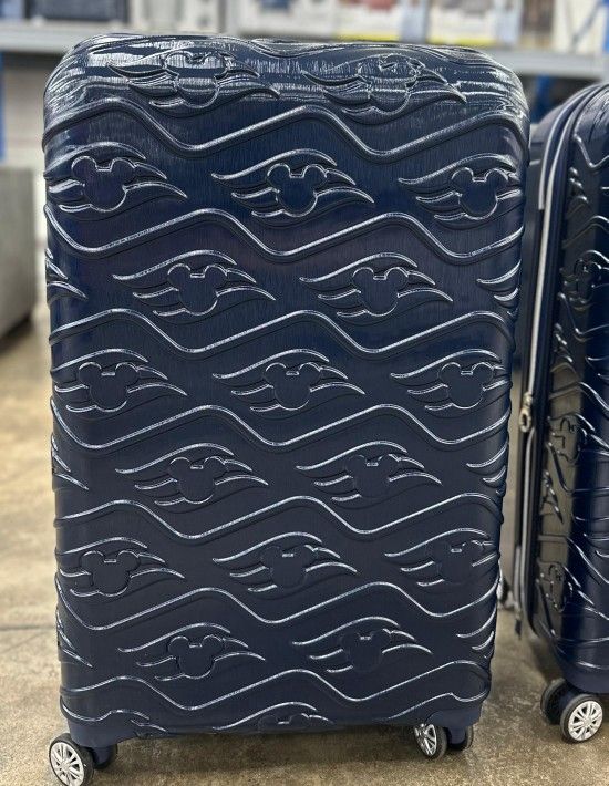 Disney Mickey Nautical Blue Hardsell Lightweight Luggage 29”