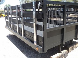### JUST SOLD ###The "ROYAL REGAL RUFF 'N' READY" STAKEBED, FLATBED. auto parts accessories