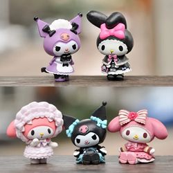 Kuromi & My Melody 5 Piece Figures 