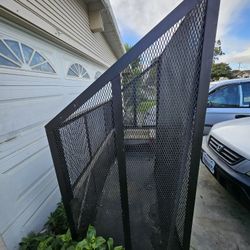 Metal Cage On Casters