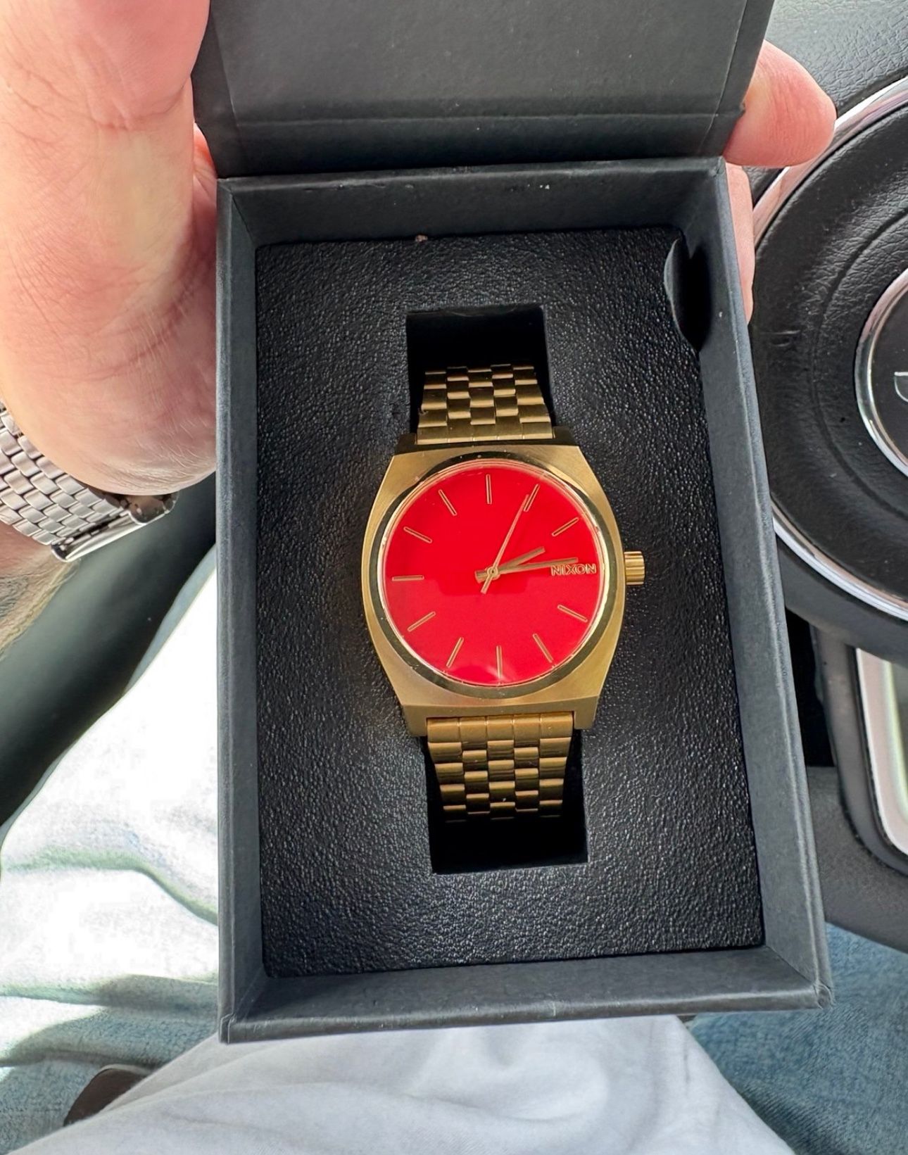 Nixon timeteller Zumiez Exclusive red