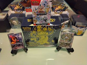 Surging Sparks ETB & prismatic evolution booster bundle