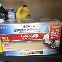 Floor Coating Kit for 2 car garage 