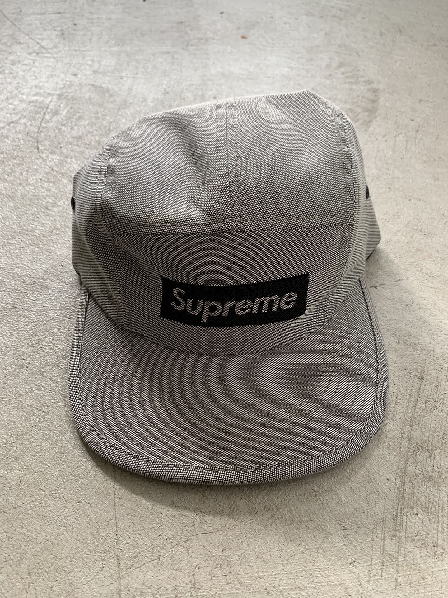 SUPREME JACQUARD BOX LOGO CAMP CAP
