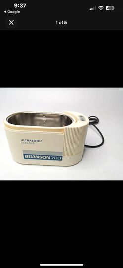 Branson 200 Ultrasonic Cleaner Jewelry Optical Unit 