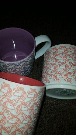 Unicorn coffee mugs
