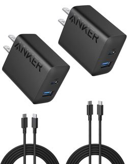 Anker Phone Charger, 20W USB C Charger Block, Type C Charger Fast Charging For iPhone 17/17 Plus/17 Pro Max/16/16 Plus/16 Pro Max/15 Pro Max/iPad Pro 