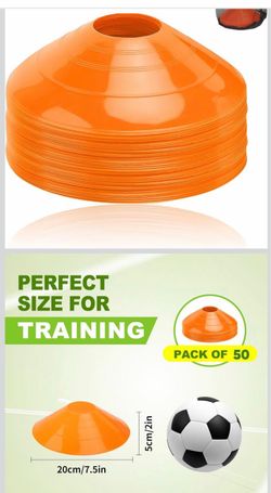 Sports Training Disc Cones Pack of 50