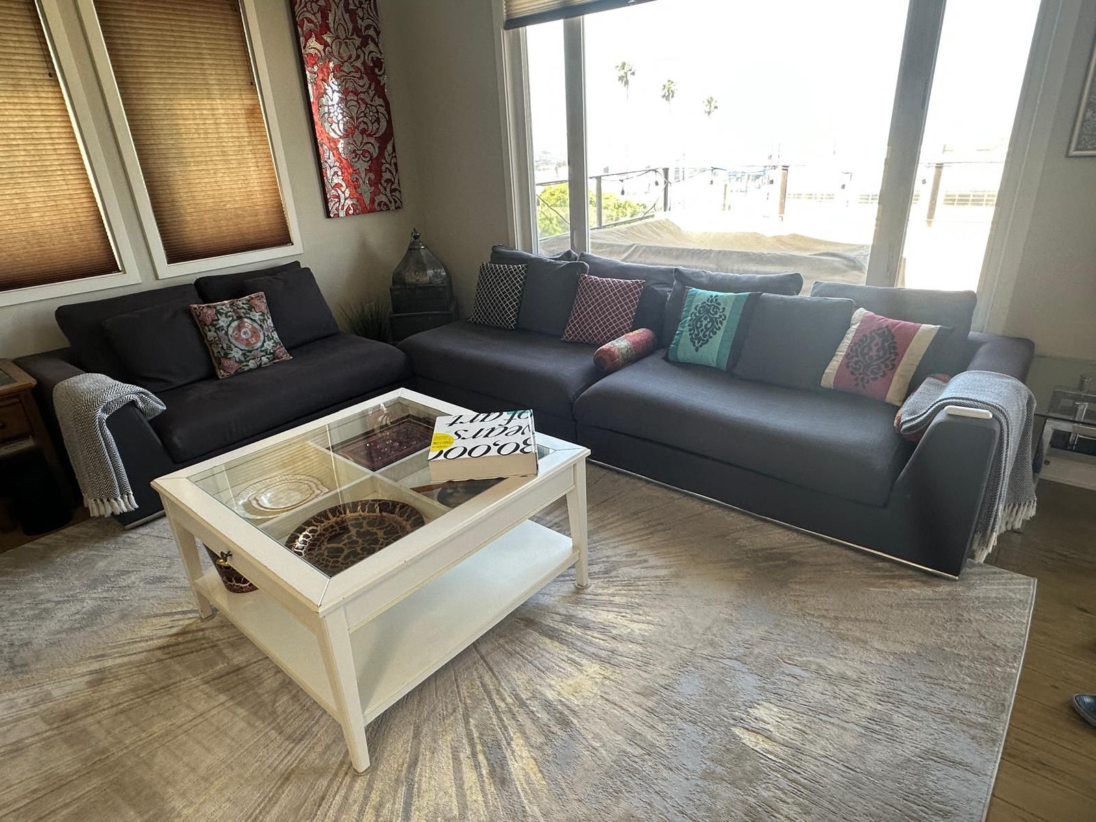 Modern Grey Sectional Couch
