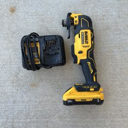 DEWALT DCS356 is a 20V MAX XR Brushless Cordless Oscillating Multi-Tool+ Battery 