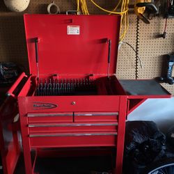 Blue Point 34” Red Roll Cart