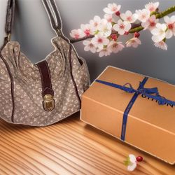 💯 Authentic Louis Vuitton Idylle Romance cloth handbag