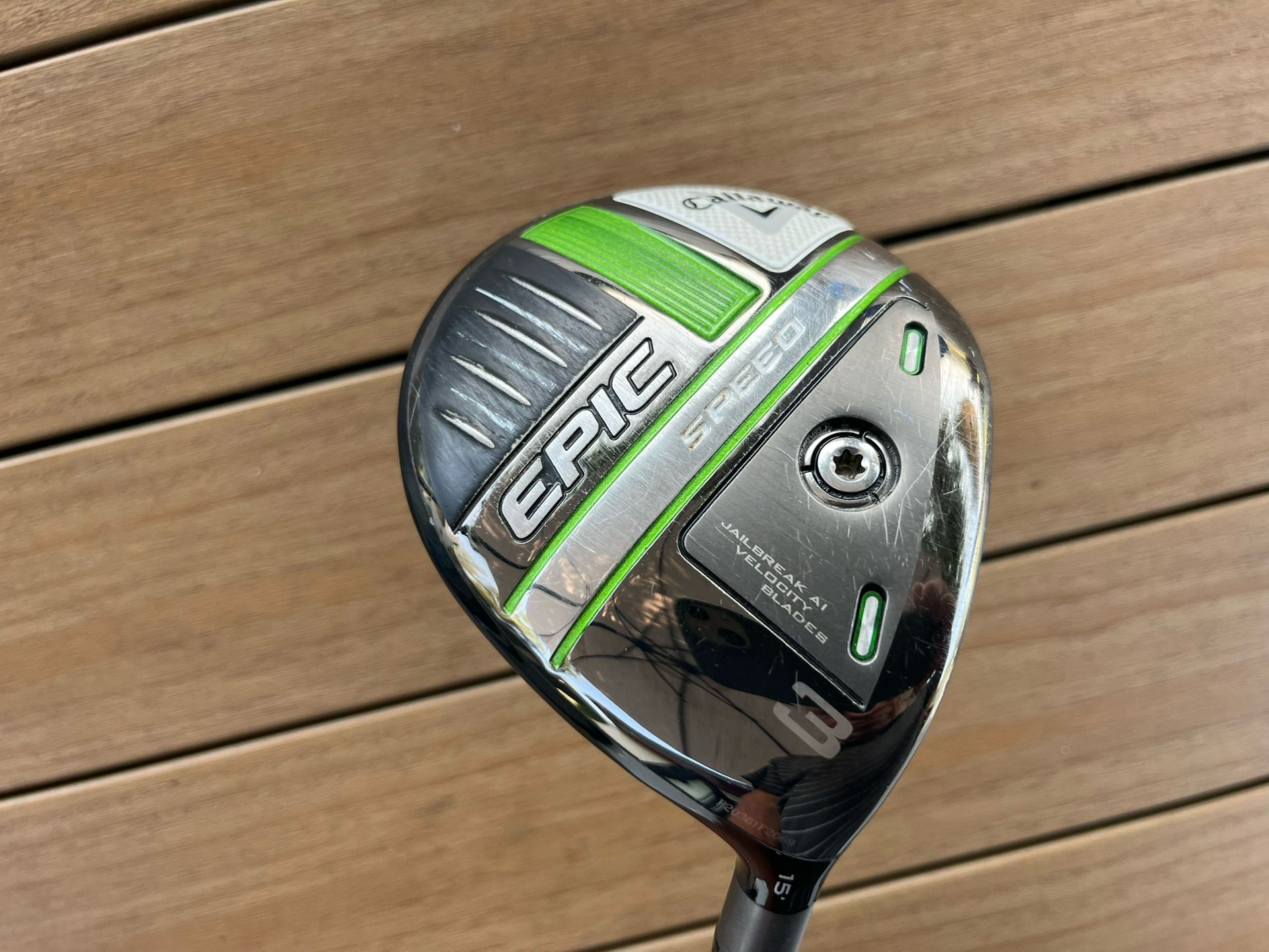 2021 Callaway, Epic Speed 3 Fairway Wood 15°/Near Mint Condition/HZRDUS Stiff Flex💰 $135