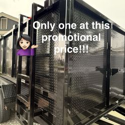 New 8x4x12 Hydraulic Utility Dump Trailer 💎