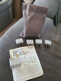 TRAVEL? - INTERNATIONAL CONVERTER AND ADAPTER KIT - ONLY  $2 ENTIRE KIT OF 4 ADAPTERS
