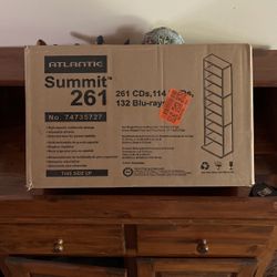 Atlantic Summit Media Storage Cabinet – Protects & Organizes Prized Music, Movie, Video Games or Memorabilia Collections