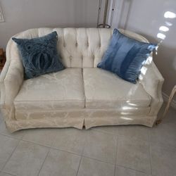 Love Seat. Whitish Color