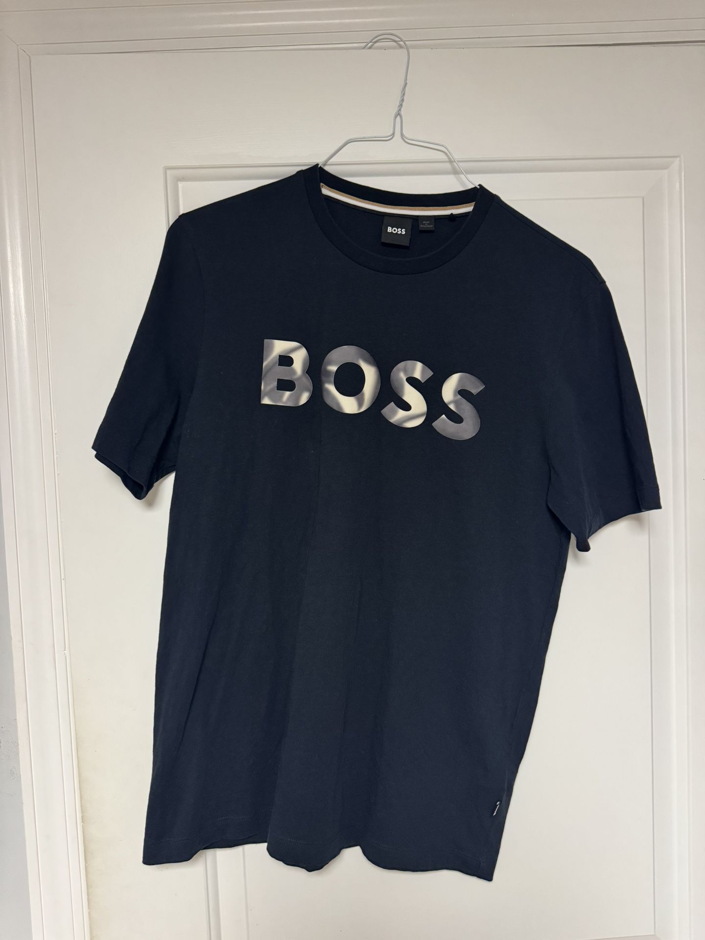 Worn Once Size Medium Navy Blue Hugo Boss Shirt