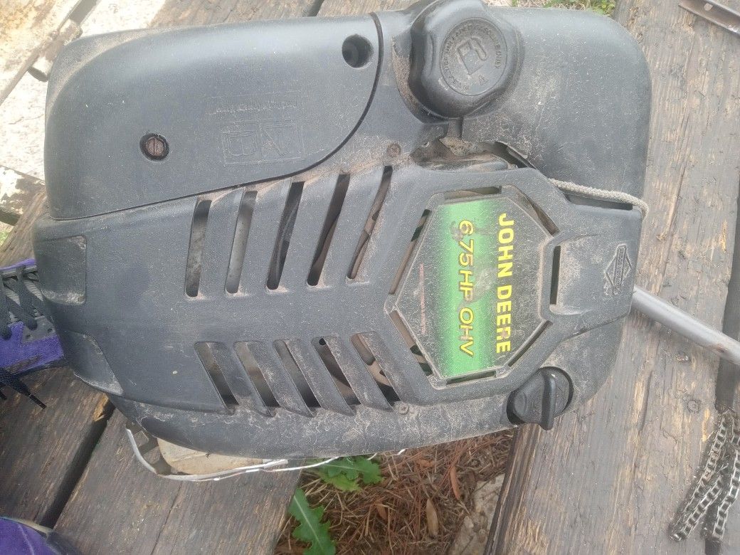 6.75 HP  JOHN DEER MOTOR 