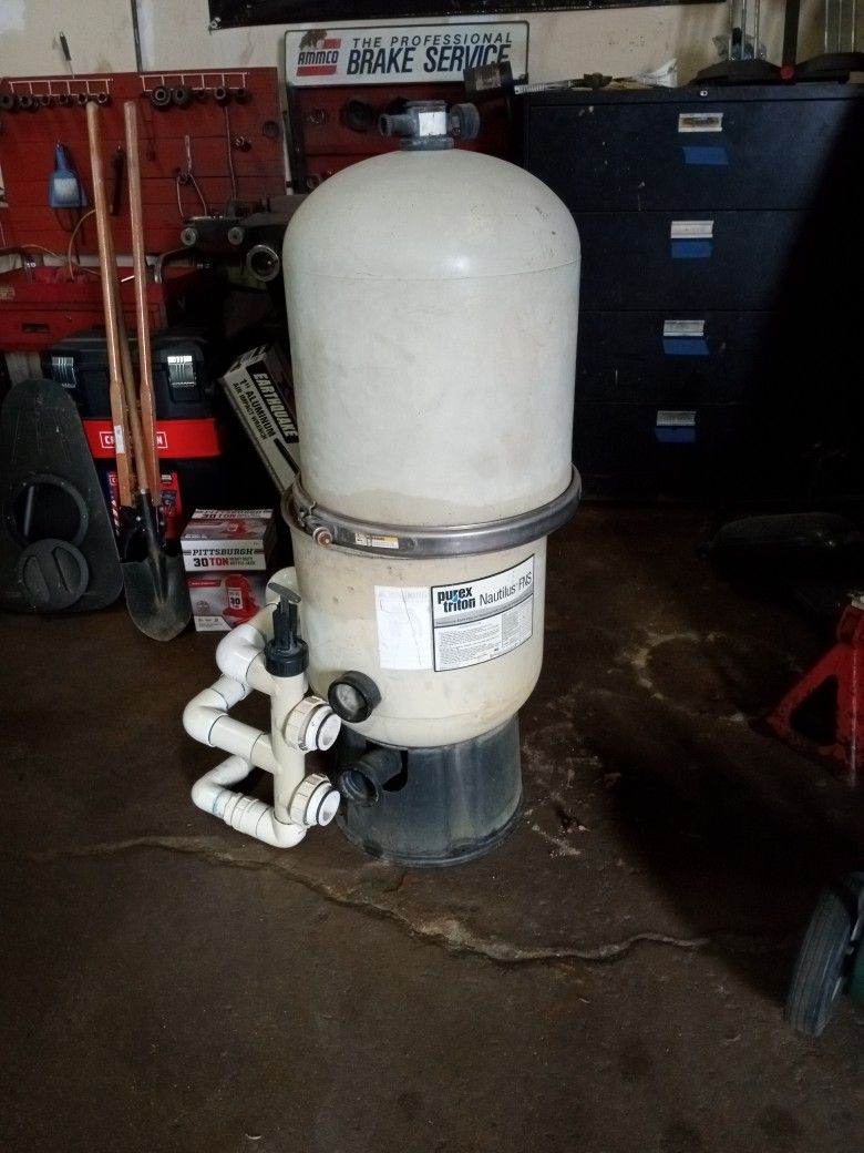 Purex Triton DE Filter And Valve Used Good Condition$350