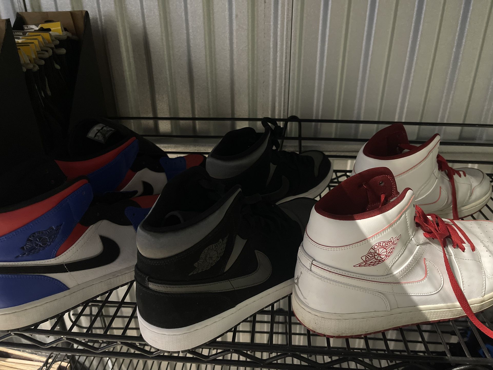Lots Of different Air Jordan Sneakers In New Or Like New Condition Out Of Box 