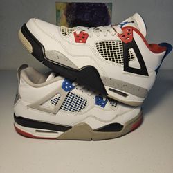 Size 7y - What The Jordan 4's - $100