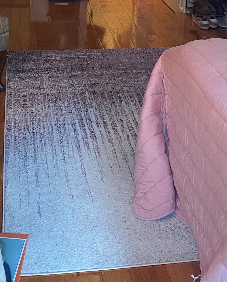 Purple And Beige Living Room Rug