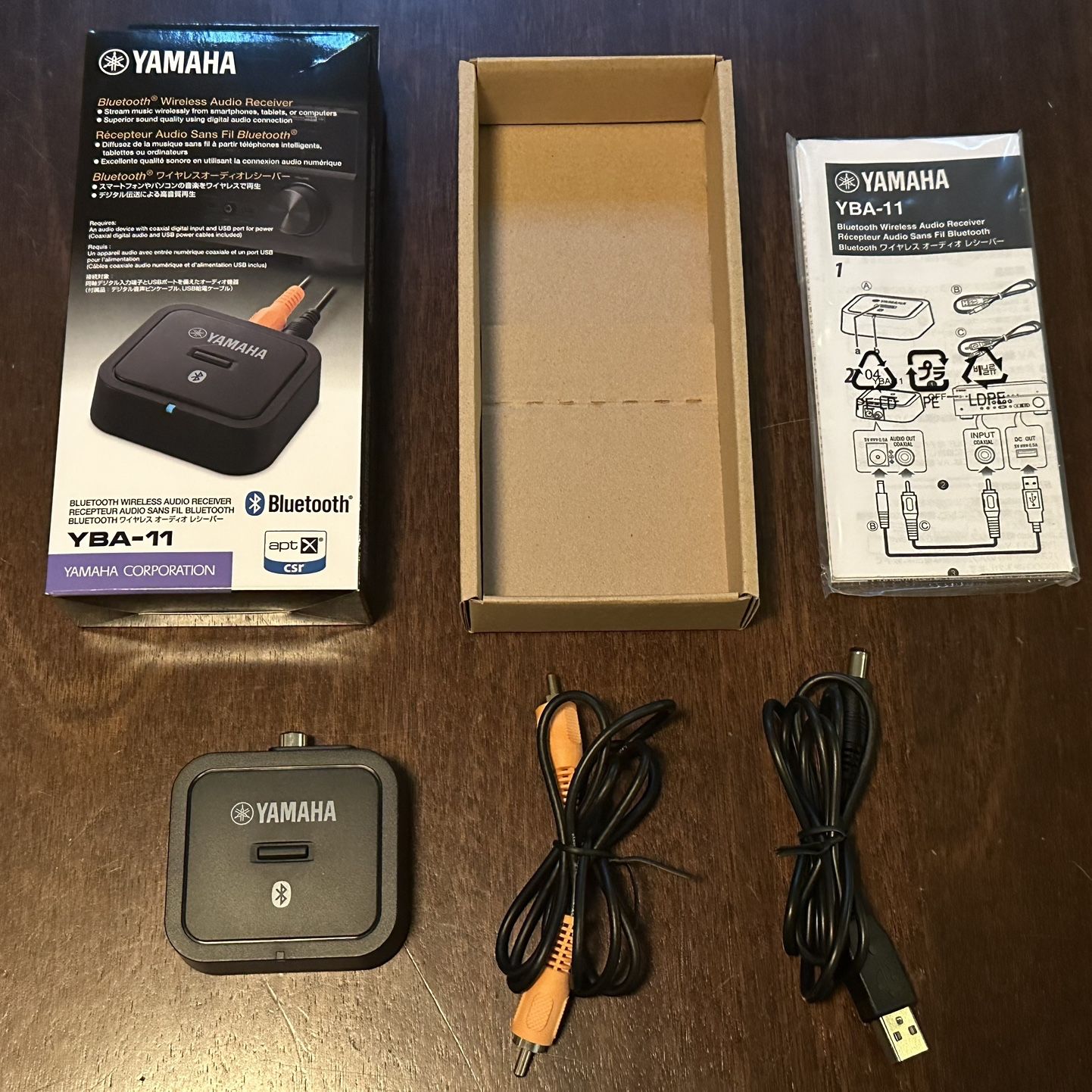 YBA-11 Bluetooth ワイヤレスオーディオレシーバー