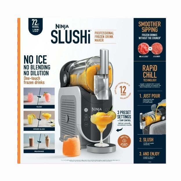 NINJA Slushi 72oz 3 Programs Professional Frozen Drink Maker (Model: FS300)