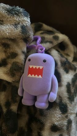 Purple domo keychain