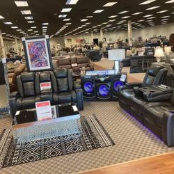 Power Reclining Sofa And Love Seat In Stock 