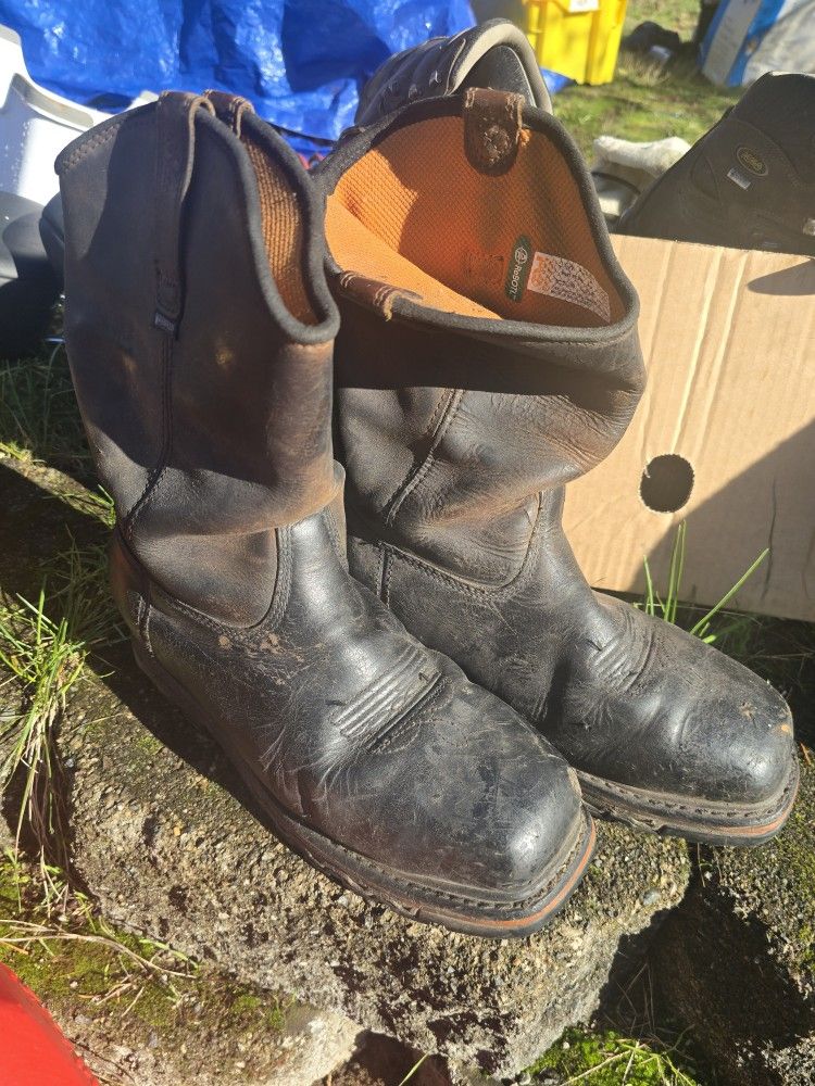 Mens Timberland Composite Toe Pull On Boot Size 9.5