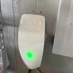 Tesla charger garage