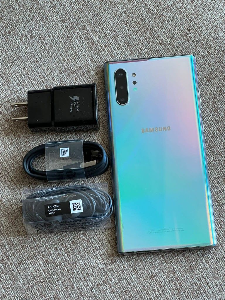 Samsung Galaxy Note 10+ Plus , 256GB , Unlocked for all Company Carrier , Excellent Condition Like New