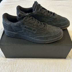 Reebok Club C 85 TG Big Men's Shoes Lead/Black Gum bd1885