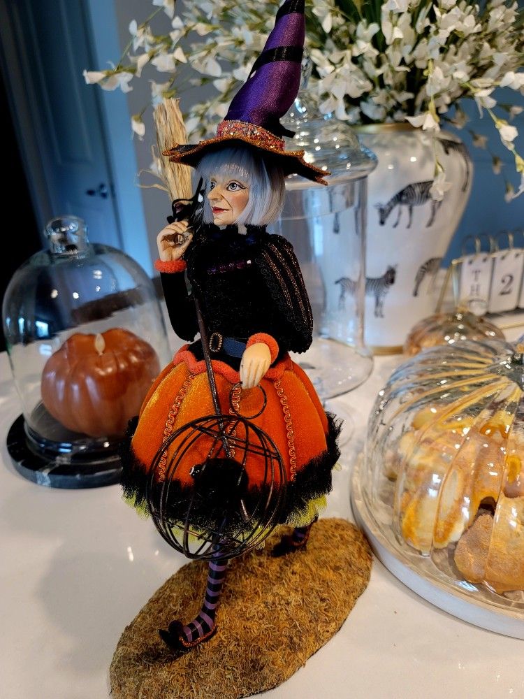 Halloween Bewitching Figurine  Grandin Road 