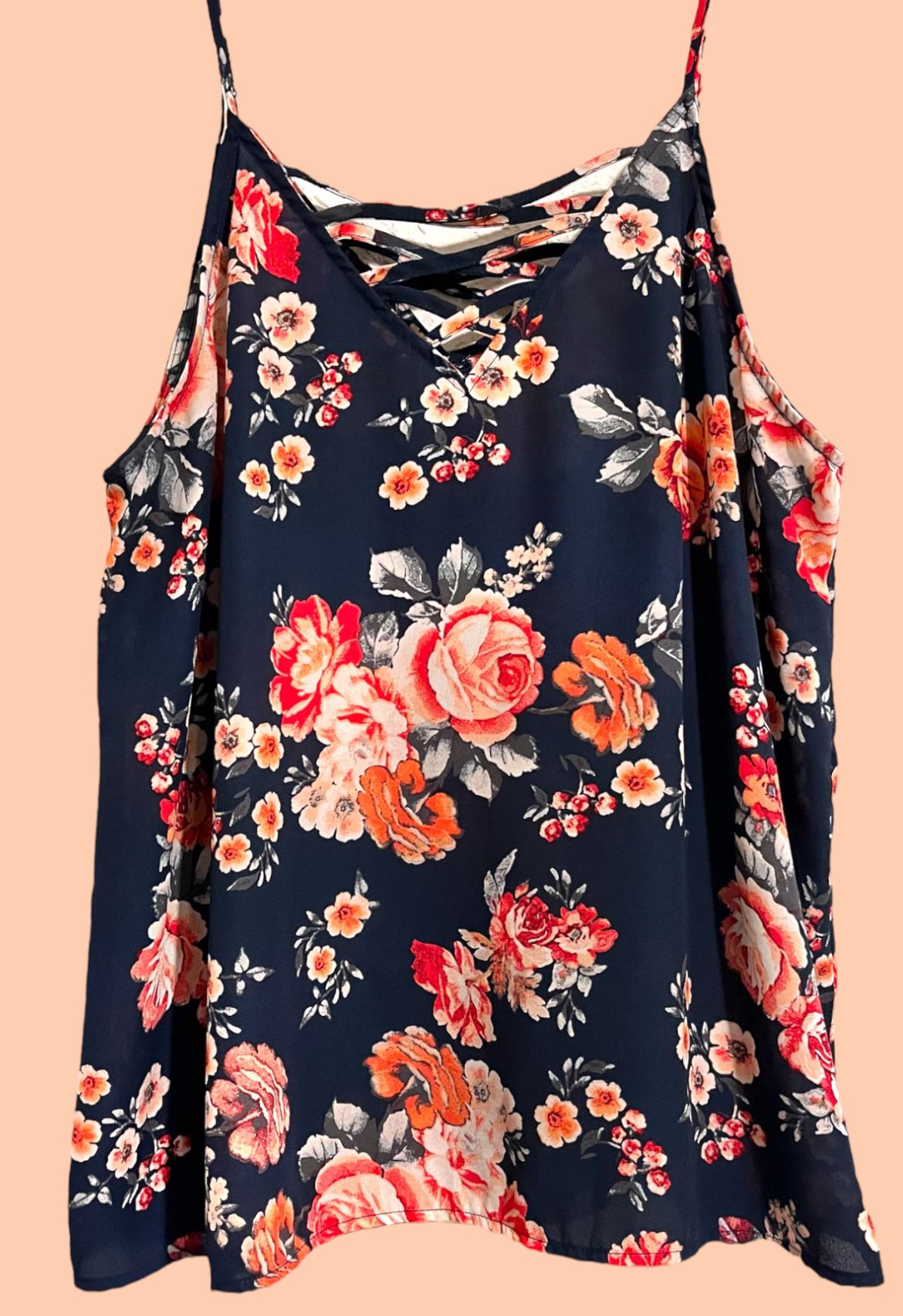 Floral flirty top by Wishful Park, perfect for Spring/Summer brunches!