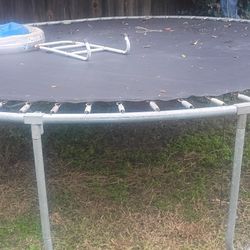 Trampoline With Ladder