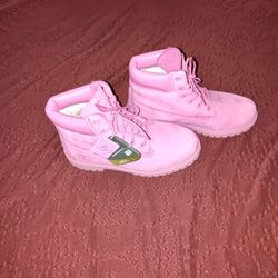 Pink Waterproof Timberlands