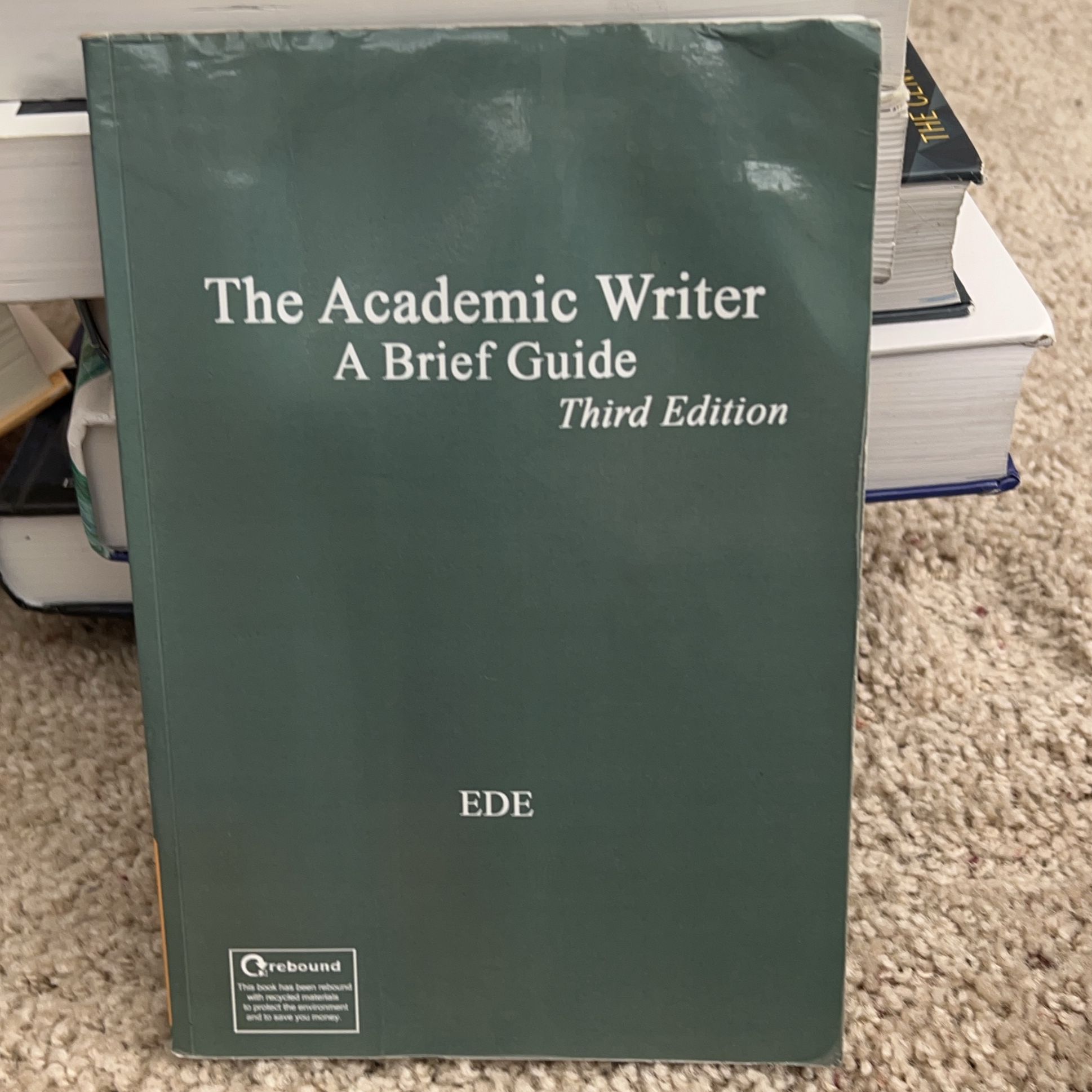 The Academic Writer Third Edition Guide Book