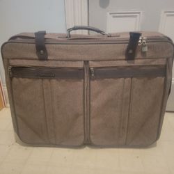 Vintage Samsonite Silhouette 4 Woven Wool Luggage Plus Garment Bag